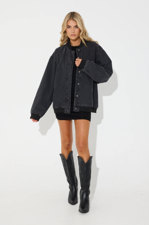 ¡OFERTA 2X1! Campera Bomber Denim Unisex