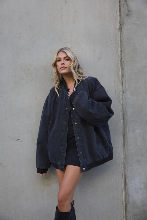 ¡OFERTA 2X1! Campera Bomber Denim Unisex