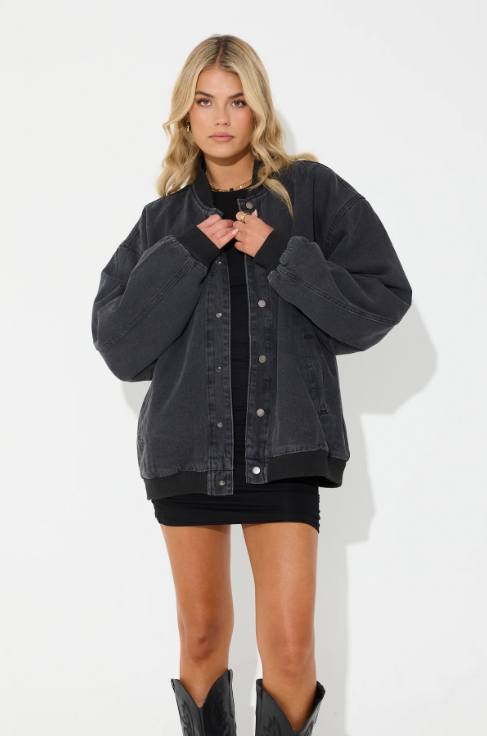 ¡OFERTA 2X1! Campera Bomber Denim Unisex