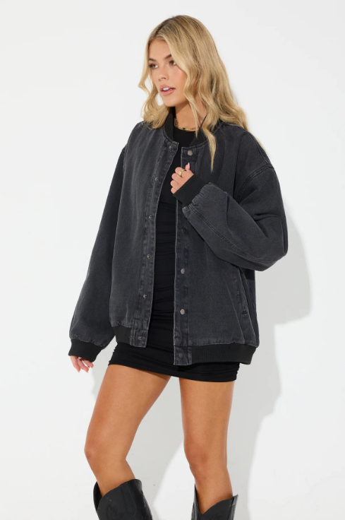 ¡OFERTA 2X1! Campera Bomber Denim Unisex