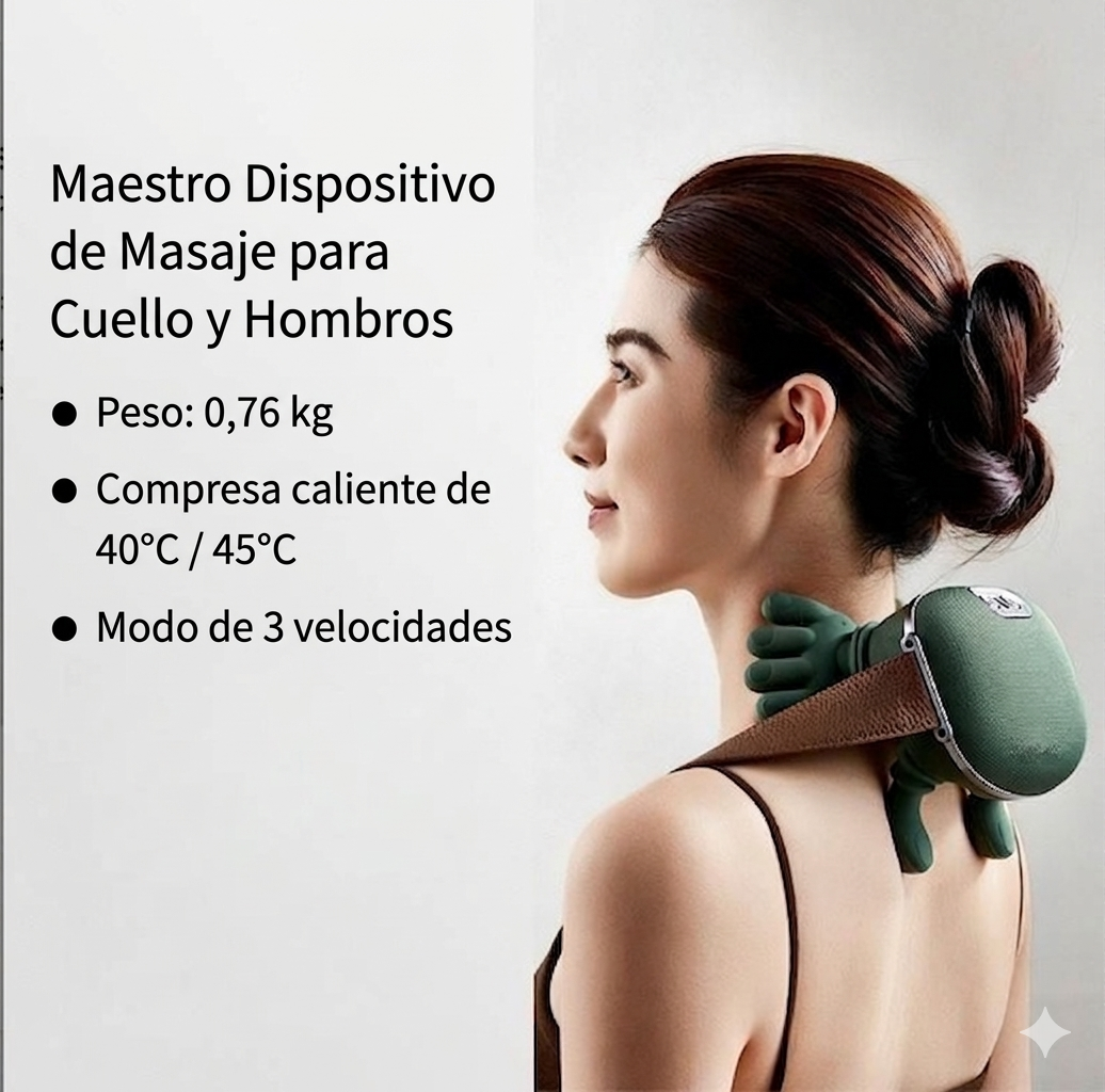 Masajeador de Cuello y Hombros con Calor